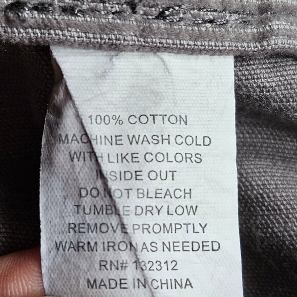 Howler Brothers Pants Mens 36 X 33 Frontside 5 Pocket Corduroy Slate $129 NEW - Picture 12 of 12